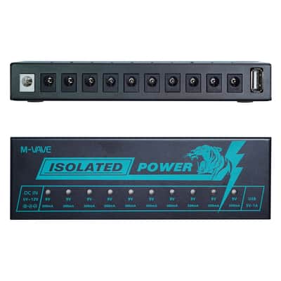 M-vave Isolated Power 10 Outputs DC 9V 300mah Pedal Power Supply,price include the import duty to US buyer image 2