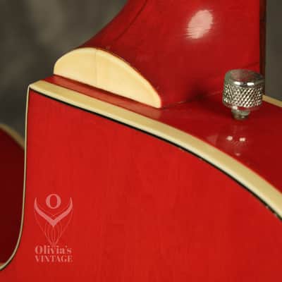 original 1960 Gretsch Chet Atkins Tennessean 6119 Western Red image 23