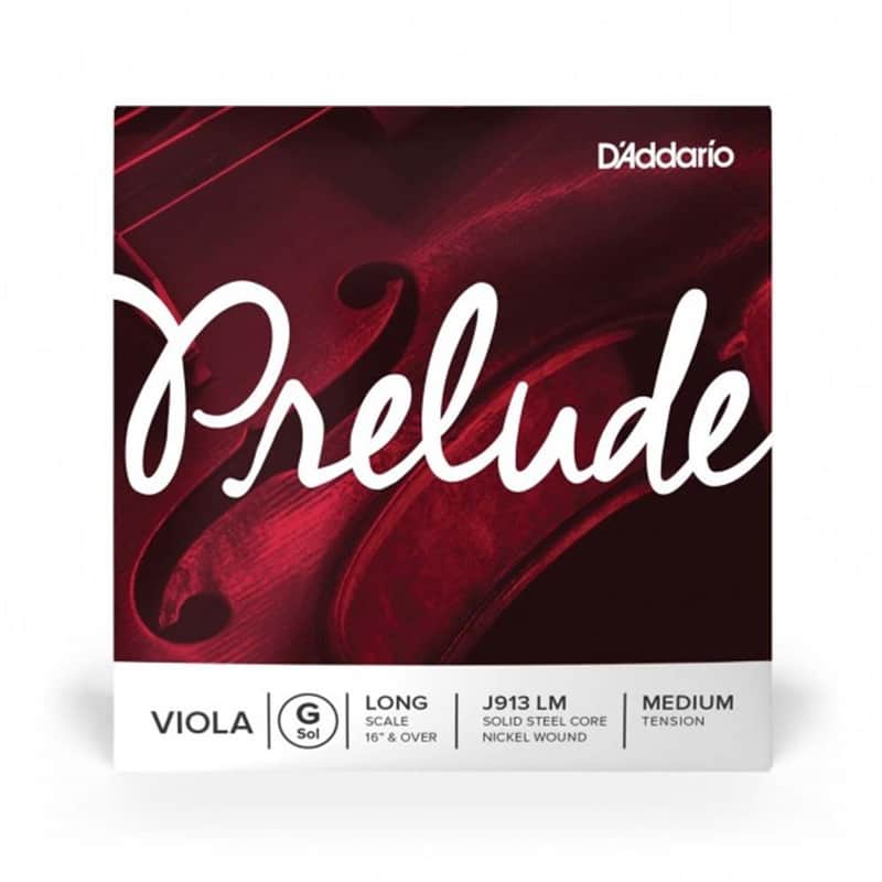 D'Addario Prelude Viola Single G String, Long Scale, Medium Tension image 1