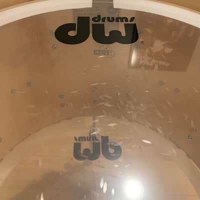 DW Collector's Series Pure Maple 14x20 Bass Drum Floor Tom in Natural Satin Oil with Chrome Hardware image 6