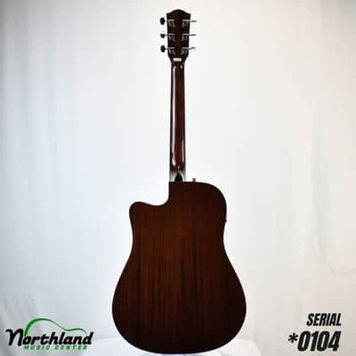 Fender CD-60SCE Dreadnought Cutaway Acoustic-Electric - All Mahogany - *0104 image 5