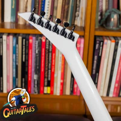 Jackson KE-1 KE1 Marty Friedman 1996 Snow White Pearl Made in USA -VIDEO- image 15