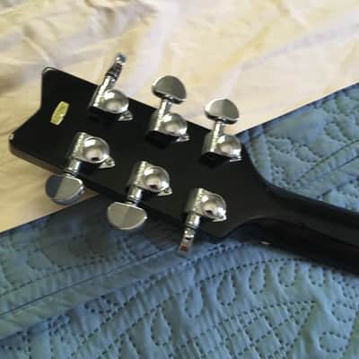 Washburn acoustic guitar 1995 Black Dreadnought D10B image 9