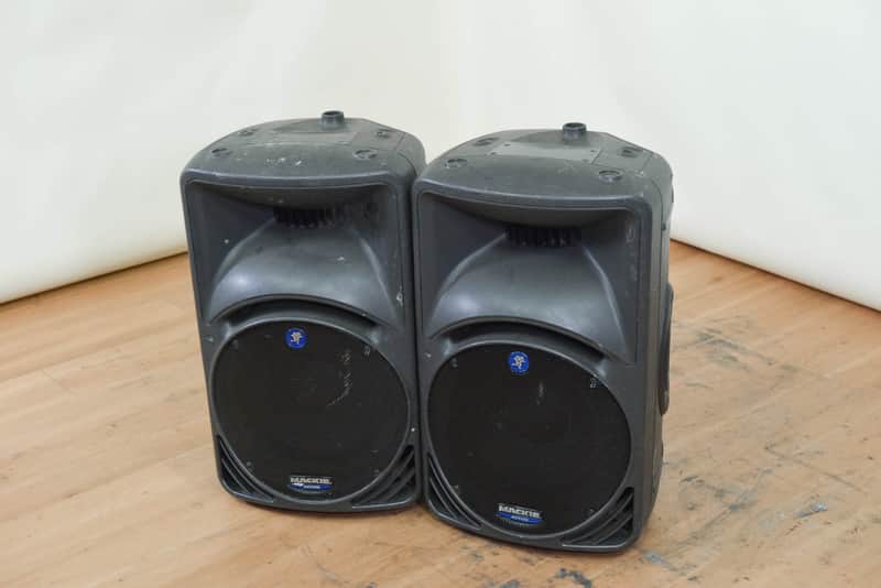 Mackie SRM450 Powered 12-inch Loudspeaker (PAIR) (church owned) CG00S19 image 1