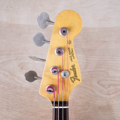 Fender JB-62 Jazz Bass Reissue MIJ 1985 Sunburst Fujigen Vintage Japan E Serial w/ Bag image 22
