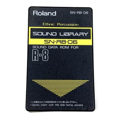 Roland SN-R8-06 Ethnic Percussion 1990s - Black TGHM