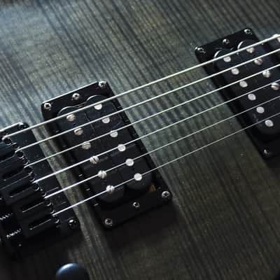 ESP LTD JD-600 Jon Donais Signature 2007 - See Thru Black Satin - VERY GOOD condition image 6
