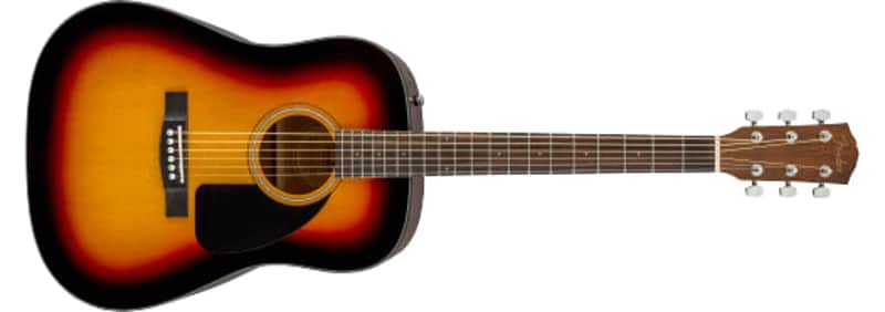 Fender CD-60 Dreadnought V3 w/Case, Walnut Fingerboard, Sunburst - IPS210813304 image 1