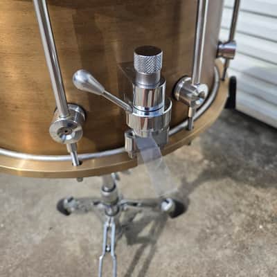 Oriollo Tiger 80 Bell Bronze Custom 14x8 Snare Drum W/ Duluth Hoops & Enduro Case (C017-23) image 7