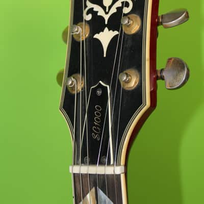Yamaha SG 1000 (1979/80) – Cherry Sunburst Refinish – Custom Scalloped Fretboard image 21