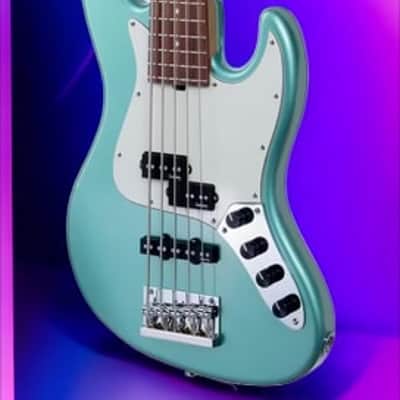 Sadowsky MetroExpress 21-Fret Hybrid P/J Bass Morado Fingerboard 5-String High Polish - Sage Green Metallic, Demo Video! image 2