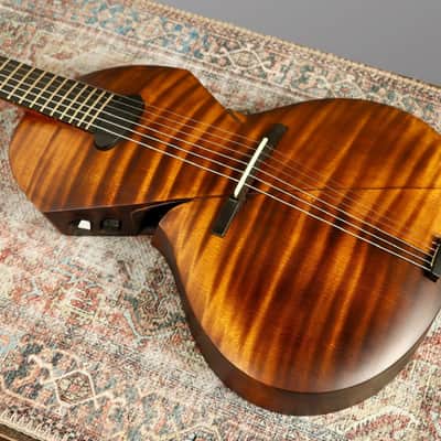 Ergon Acores-CCP - 2022 - Natural Figured Maple Top, Hollow Body, 4lbs 8.5oz (Authorized Ergon Dealer) image 4
