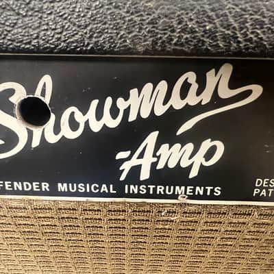 1966 Blackface Fender Showman Amplifier Head Vintage Amp image 4