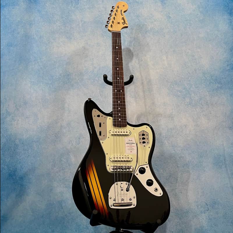 *NEW* 2025 Fender Japan Limited Edition Traditional Collection, 60's Jaguar Competition Black / 3-Color Sunburst, MIJ JD25