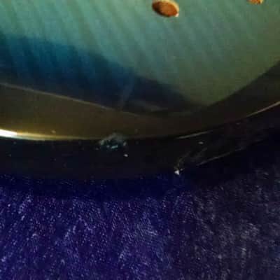 1991 Ibanez USA Custom S Saber Body Blue Mahogany Flamed maple image 9