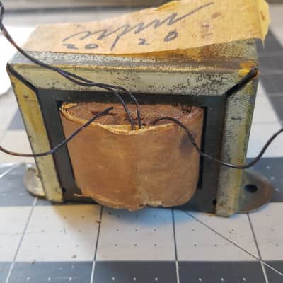 Foster 11385  Vintage Power Transformer Tested 20-0-20 V Tube Amp Project 1966 image 1