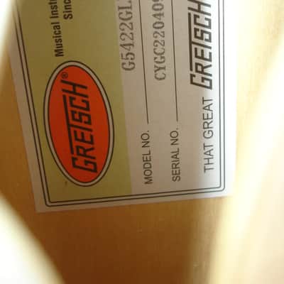 2022 Gretsch G5422GLH Electromatic Classic Hollow Body Double-Cut with Gold Hardware Electric Guitar, Left-Handed, Laurel Fingerboard, Snowcrest White w/ Case image 5