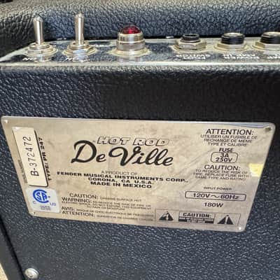 Fender Hot Rod DeVille 3-Channel 60-Watt 410 4x10" Tube Guitar Combo Amplifier - Local Pickup Only Bild 4