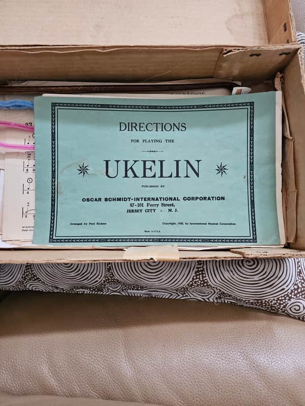 UKELIN Oscar Schmidt 1925 - tobaccoburst image 1