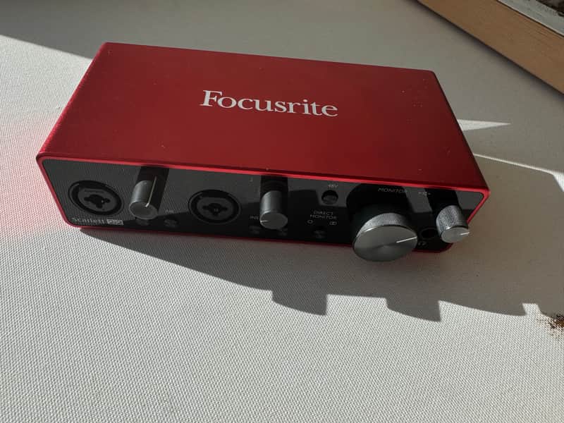 Focusrite Scarlett Solo 3rd Gen USB Audio Interface 2019 - Present - Red / Black image 1