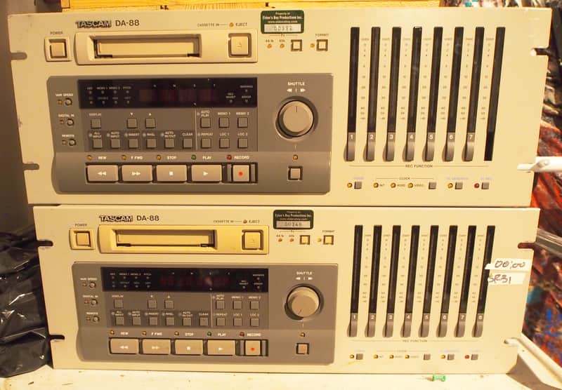 2 Tascam DA-88 Digital 8 Track Multitrack Recorder image 1
