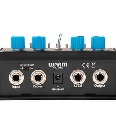 Warm Audio Warm Audio WA-TOT Throne Of Tone Dual-Sided British-Amp-Inspired Overdrive Effects Pedal  NEW - Black and Blue image 3