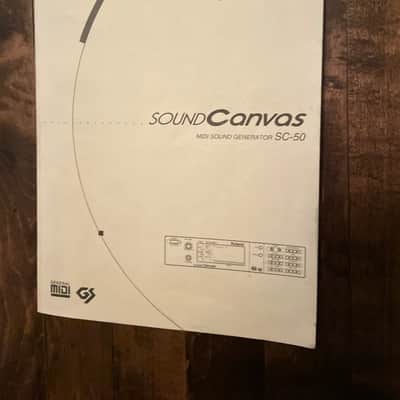 Roland Sc-50 Sound Canvas Early 90s - Black image 3