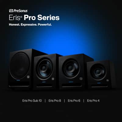 PreSonus Eris Pro 4 Studio Monitor — Bi-Amped Active Coaxial 4.5-inch image 6