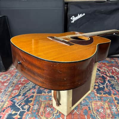 1972 Yamaha FG-160 Wide Nut Acoustic w/Vintage Yamaha Hard Case image 18
