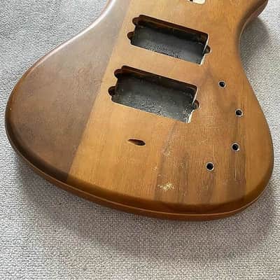 Solid Mahogany Wood 5/6 String Electric Bass Body DIY Project image 9