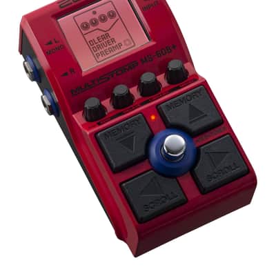 Zoom MS-60B+ MultiStomp Bass Effects Pedal with 95+ Effects Featuring Amp Models, Preamps, Chorus, Delays, Reverbs, Filters, Stereo Effects, Effect Chaining, Single Stompbox, Tuner, & Battery Powered image 3