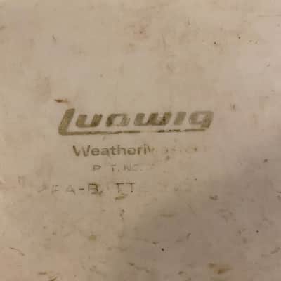 Ludwig 15” Weather Master Silver Dot Coated Drum Head 1970s image 2
