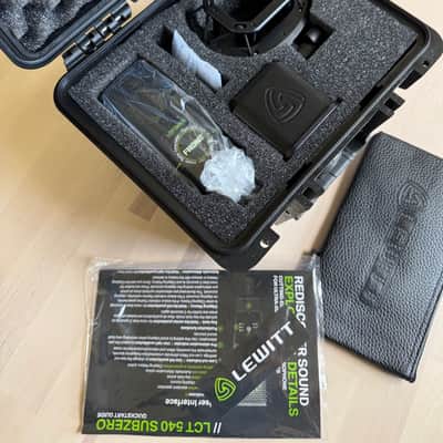 Lewitt LCT-540-SUBZERO Large Diaphragm Condenser Microphone 2010s - Black In Original Box w Pop Filter etc Excellent Condition image 7