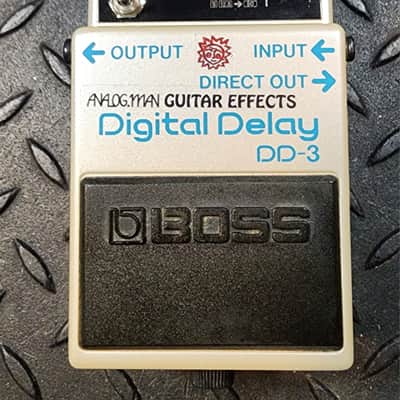 Boss DD-3 Digital Delay with Analogman High Cut Mod 3 Way Toggle Modded image 2