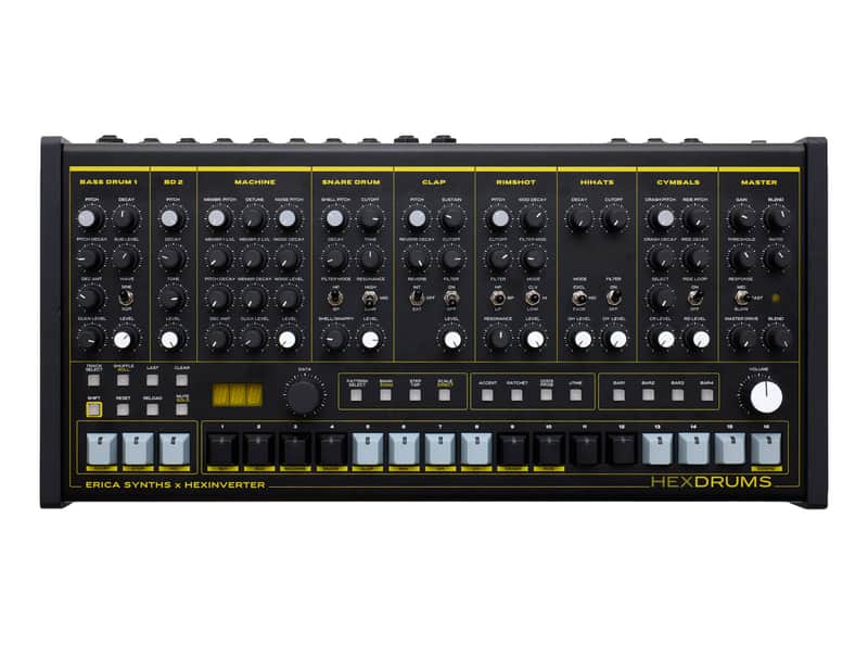 Erica Synths Hexdrums Analog Drum Machine [DEMO] image 1