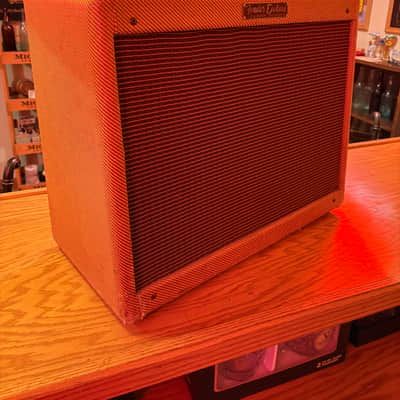 1956 Fender Deluxe 5E3 Narrow Panel 15-Watt 1x12" Guitar Combo- Tweed image 3