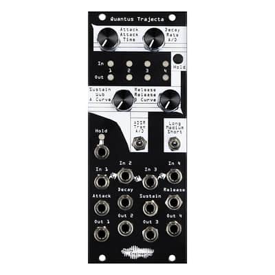 Noise Engineering Quantus Trajecta Eurorack 4 Channel Envelope Generator Module (Black) image 4