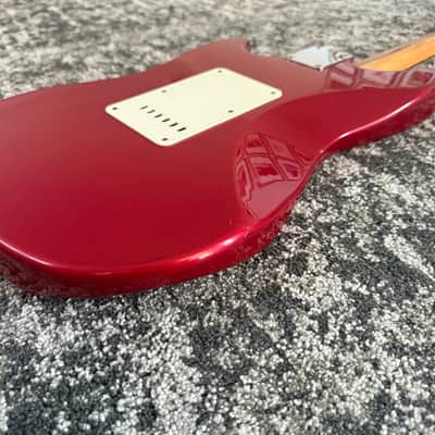 Fender Cyclone Deluxe Series 2001 MIM Candy Apple Red Rosewood Fretboard Guitar image 15