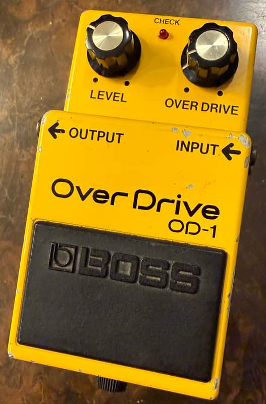1983 Boss OD-1 Overdrive, 9v Mod image 1