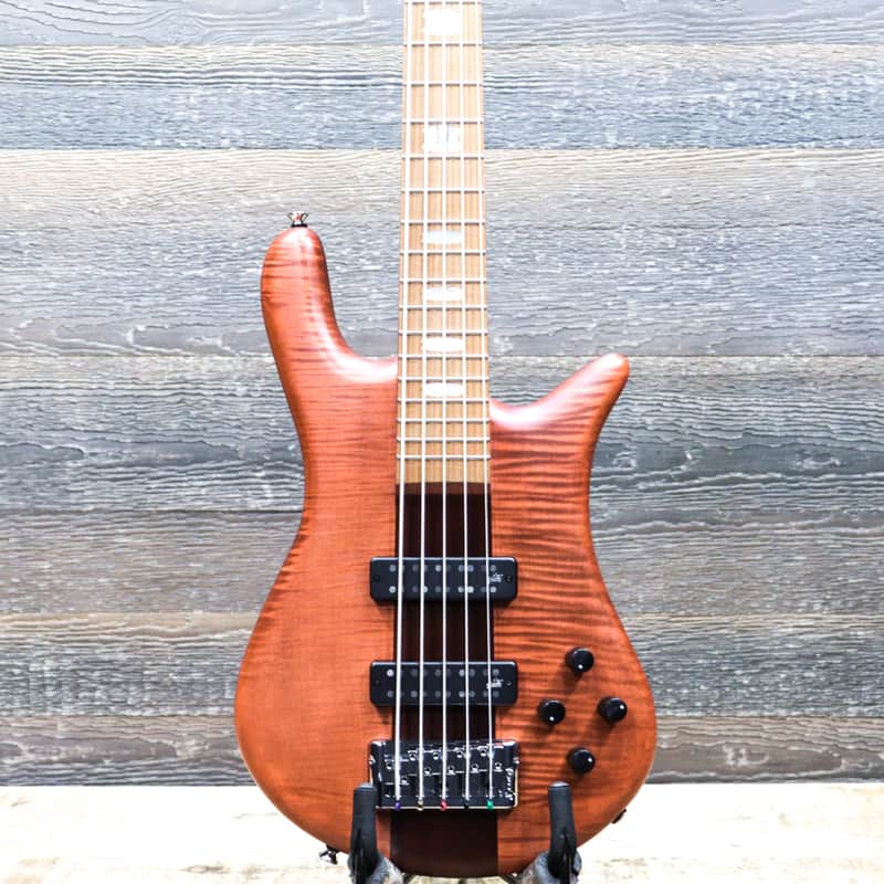 Spector Euro 5 RST Sienna Stain Matte Flame Maple Top 5-String Electric Bass w/Bag image 1