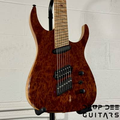 Ormsby Custom Shop Hypemachine 7 Multiscale 7-String Electric Guitar w/ Case-Redwood image 3