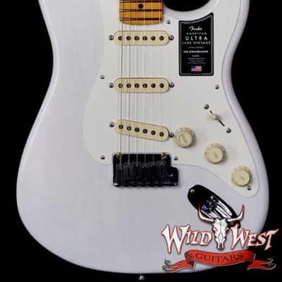 Fender American Ultra Luxe Vintage '50s Stratocaster Ash Body  Maple Fingerboard White Blonde 8.1 lbs image 1