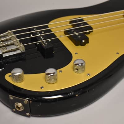 Warmoth PJ-Style Partscaster Electric Bass Black Schecter Body Black image 7