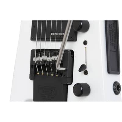 Steinberger Spirit GT-PRO Deluxe HSH Guitar - White image 6