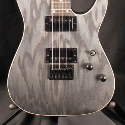 Schecter C-1 Standard Electric Guitar Charcoal Satin image 2