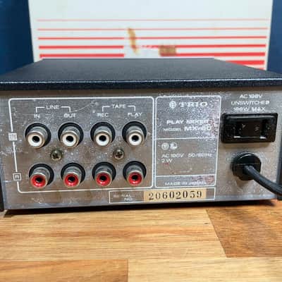 Trio MX-60 2ch Analog Mixer Great Saturation Sound image 3