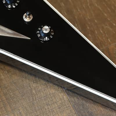 2022 Gibson Custom Dave Mustaine Signature Flying V Exp Black Ebony VOS + COA OHSC image 6
