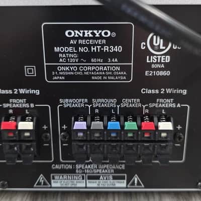 Onkyo HT-R340/ receiver DV-CP702 Cd changer w/remote fully functional- refurbished image 14