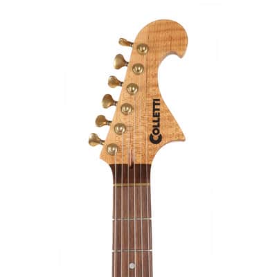 Colletti Guitars Speed of Sound Tangerine Quilt Maple Top image 13