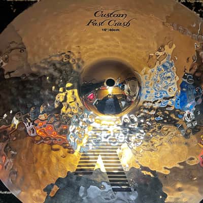 (MINT) Zildjian 16" K Custom Fast Crash Cymbal - Brilliant image 1